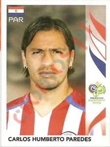 125 Carlos Humberto Paredes – FIFA World Cup Germany 2006 Panini