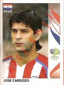 126 Jose Cardozo – FIFA World Cup Germany 2006 Panini