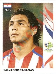 127 Salvador Cabanas – FIFA World Cup Germany 2006 Panini