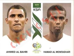 590 Ahmed Al Bahri/Hamad Al Montashari – FIFA World Cup Germany 2006 Panini