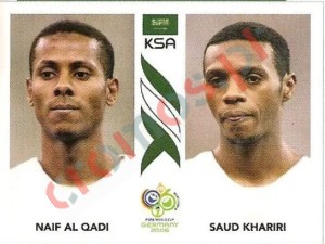 591 Naif Al Qadi/Saud Khariri – FIFA World Cup Germany 2006 Panini