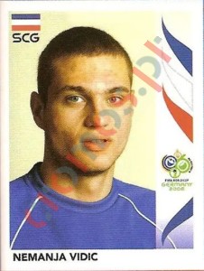 213 Nemanja Vidic – FIFA World Cup Germany 2006 Panini