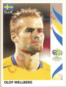 156 Olof Mellberg – FIFA World Cup Germany 2006 Panini