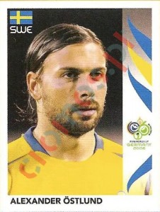 157 Alexander Östlund – FIFA World Cup Germany 2006 Panini