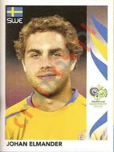 164 Johan Elmander – FIFA World Cup Germany 2006 Panini