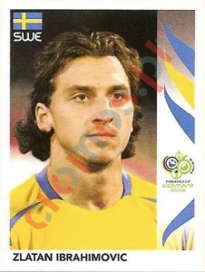166 Zlatan Ibrahimovic – FIFA World Cup Germany 2006 Panini
