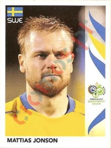 167 Mattias Jonson – FIFA World Cup Germany 2006 Panini
