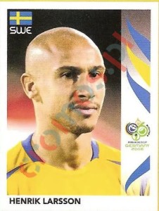 168 Henrik Larsson – FIFA World Cup Germany 2006 Panini