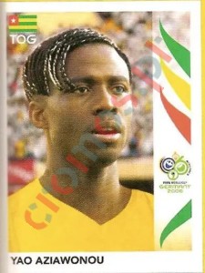 521 Yao Aziawonou – FIFA World Cup Germany 2006 Panini