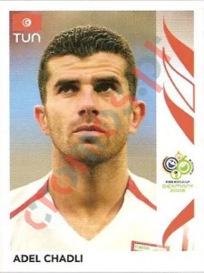 579 Adel Chadli – FIFA World Cup Germany 2006 Panini