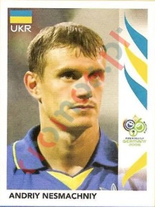 553 Andriy Nesmachniy – FIFA World Cup Germany 2006 Panini