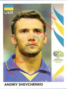 565 Andriy Shevchenko – FIFA World Cup Germany 2006 Panini