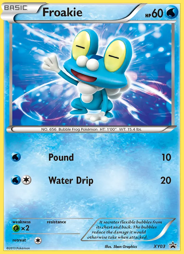 XY03 Froakie – XY Black Star Promos