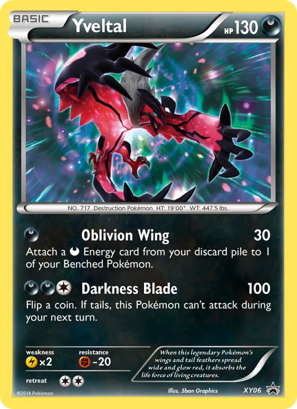 XY06 Yveltal – XY Black Star Promos