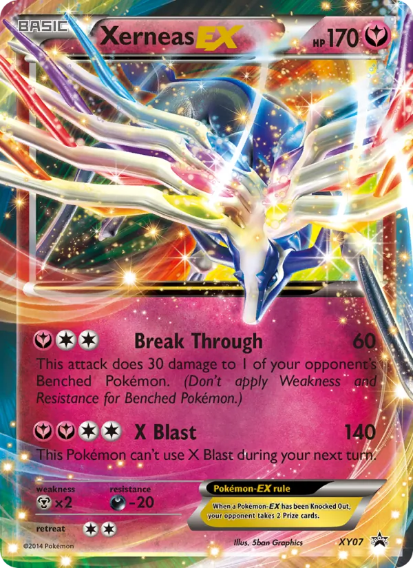 XY07 Xerneas EX – XY Black Star Promos