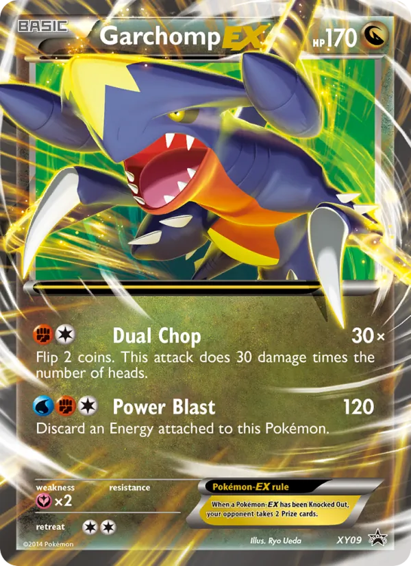 XY09 Garchomp EX – XY Black Star Promos