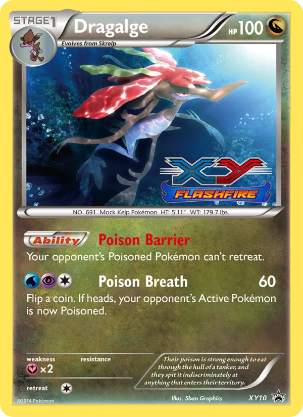 XY10 Dragalge – XY Black Star Promos