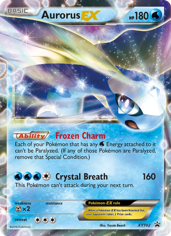 XY102 Aurorus EX – XY Black Star Promos