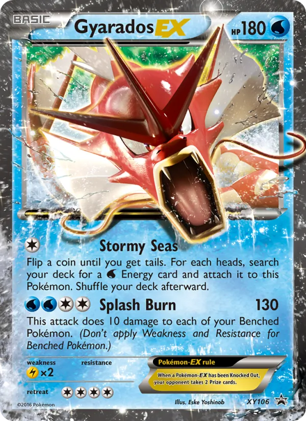 XY106 Gyarados EX – XY Black Star Promos