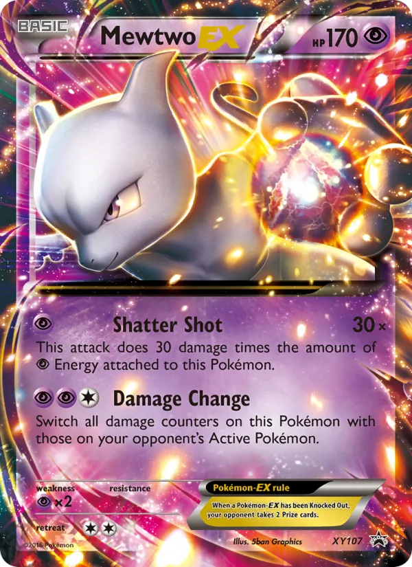 XY107 Mewtwo EX – XY Black Star Promos