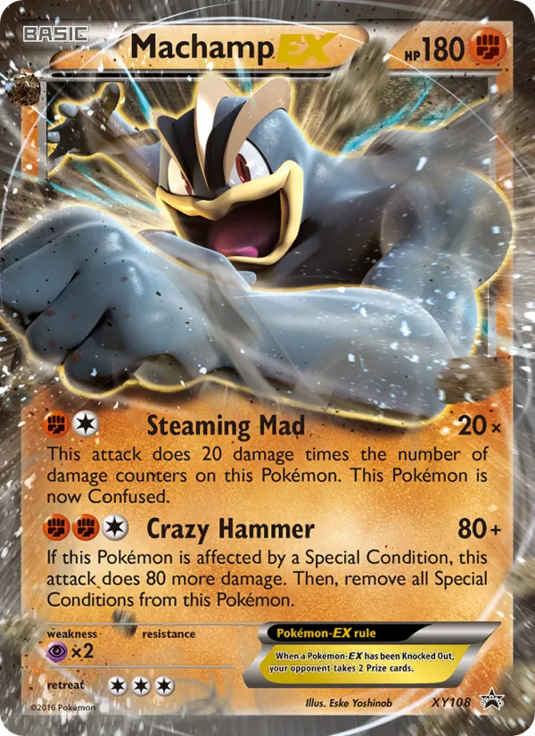 XY108 Machamp EX – XY Black Star Promos