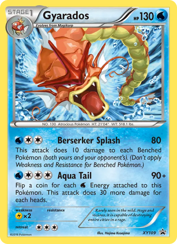 XY109 Gyarados – XY Black Star Promos
