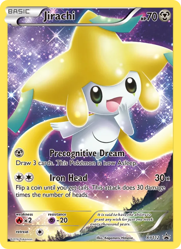 XY112 Jirachi – XY Black Star Promos