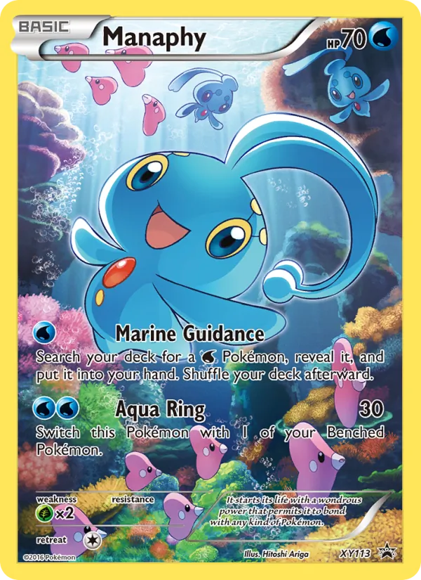 XY113 Manaphy – XY Black Star Promos
