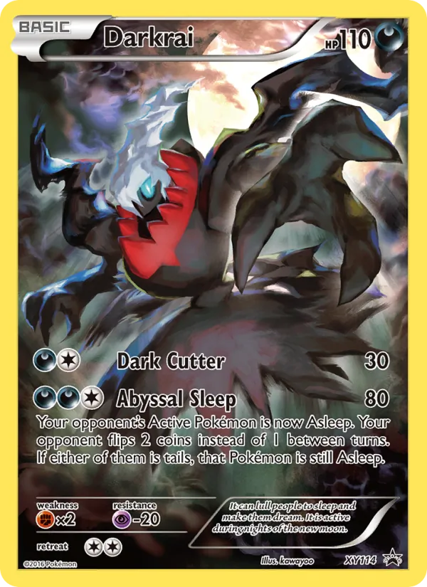 XY114 Darkrai – XY Black Star Promos