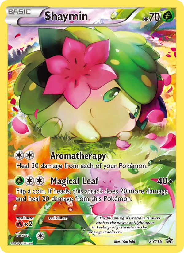 XY115 Shaymin – XY Black Star Promos