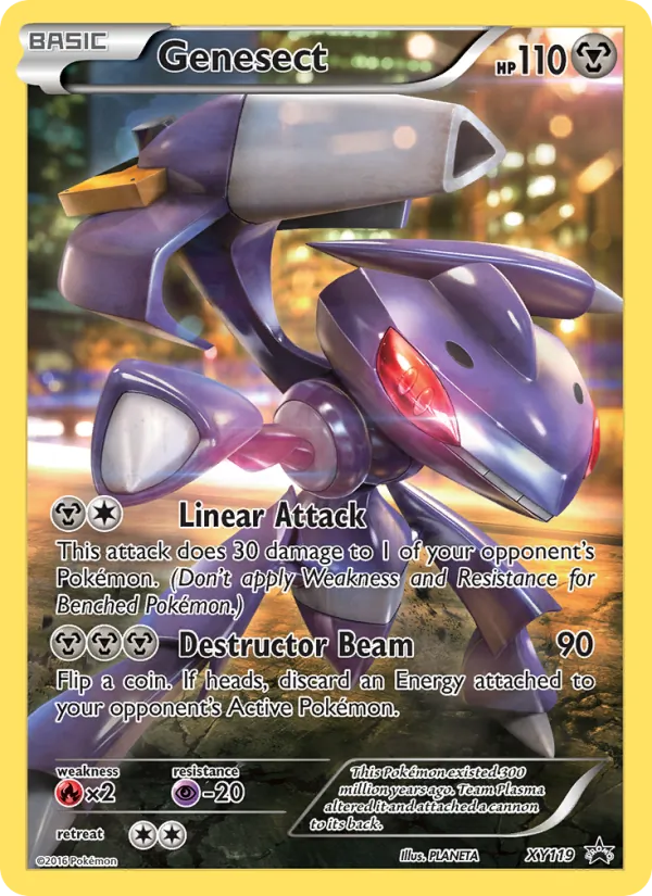 XY119 Genesect – XY Black Star Promos