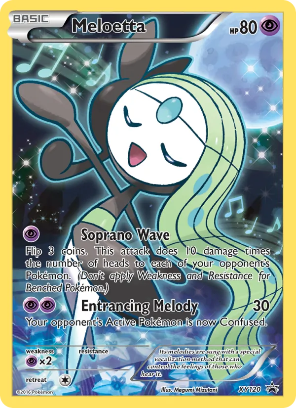 XY120 Meloetta – XY Black Star Promos