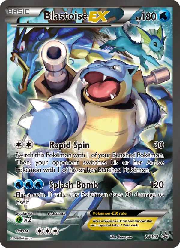 XY122 Blastoise EX – XY Black Star Promos