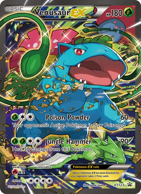 XY123 Venusaur EX – XY Black Star Promos