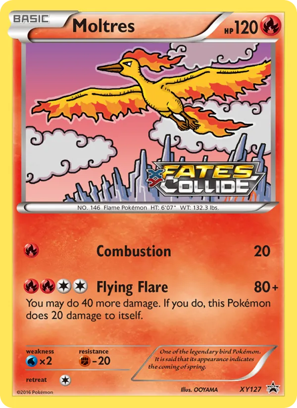 XY127 Moltres – XY Black Star Promos