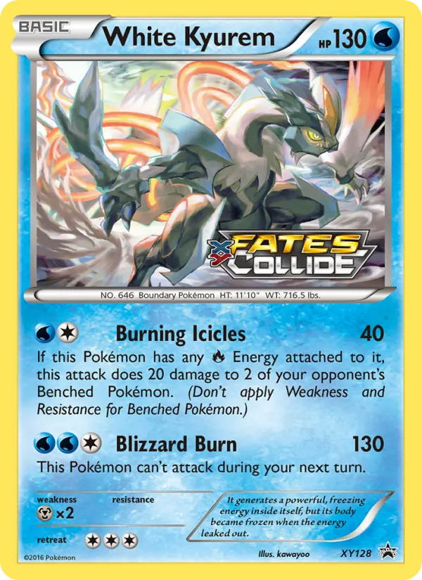 XY128 White Kyurem – XY Black Star Promos