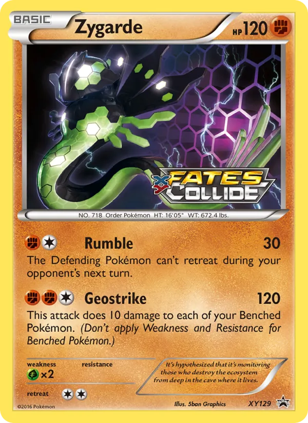 XY129 Zygarde – XY Black Star Promos