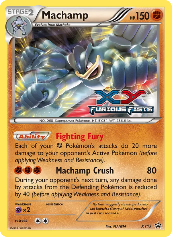 XY13 Machamp – XY Black Star Promos