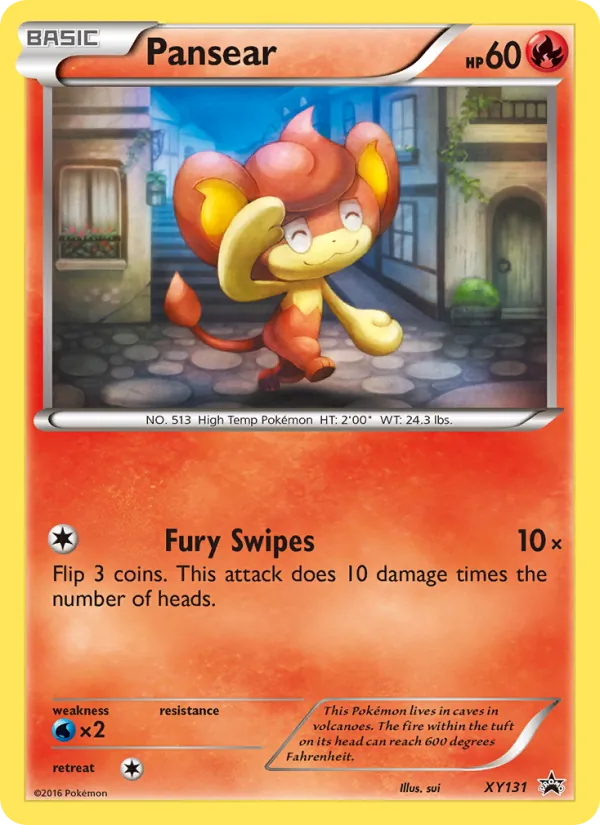 XY131 Pansear – XY Black Star Promos