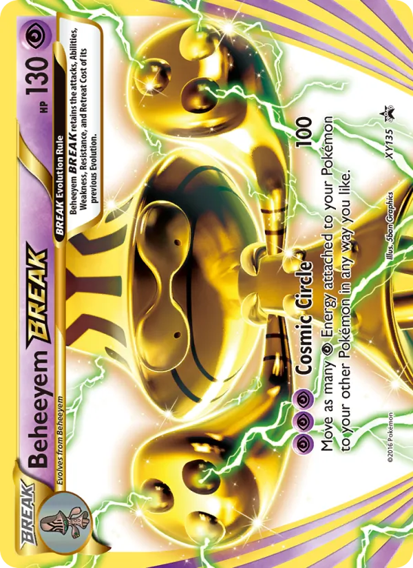 XY135 Beheeyem BREAK – XY Black Star Promos