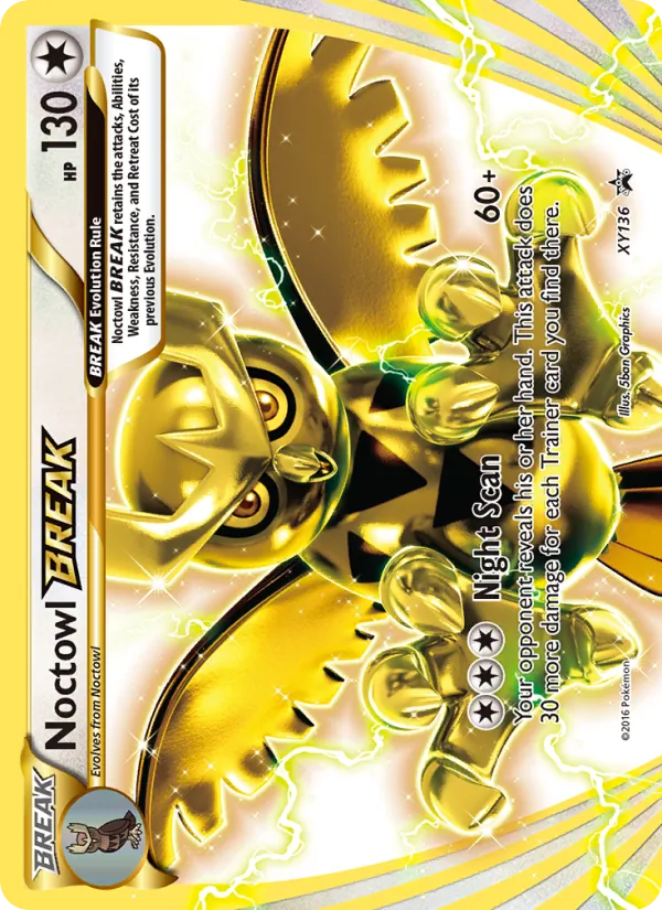 XY136 Noctowl BREAK – XY Black Star Promos