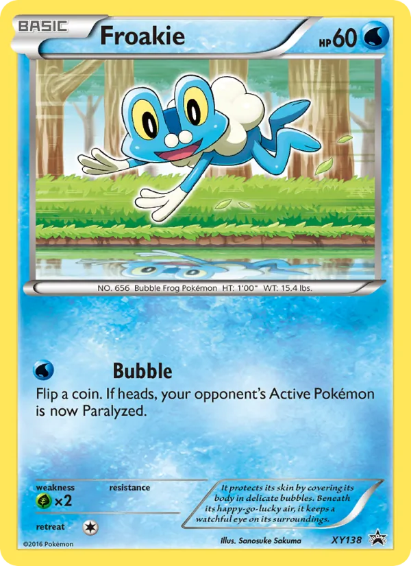 XY138 Froakie – XY Black Star Promos
