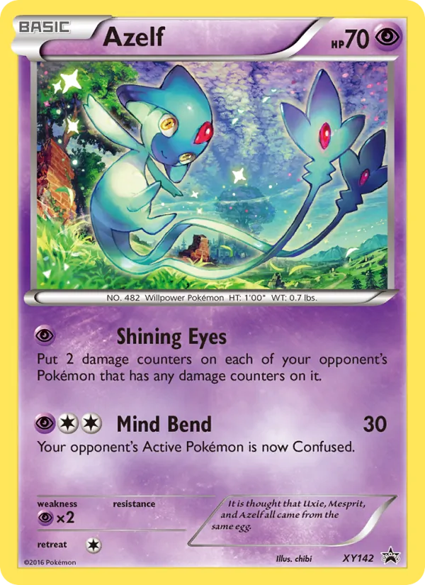 XY142 Azelf – XY Black Star Promos