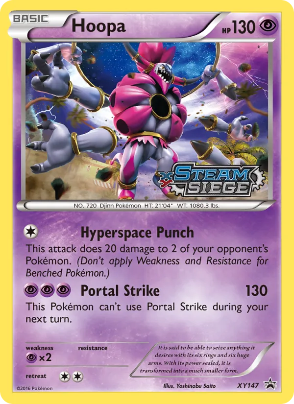 XY147 Hoopa – XY Black Star Promos