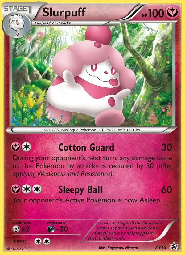 XY15 Slurpuff – XY Black Star Promos