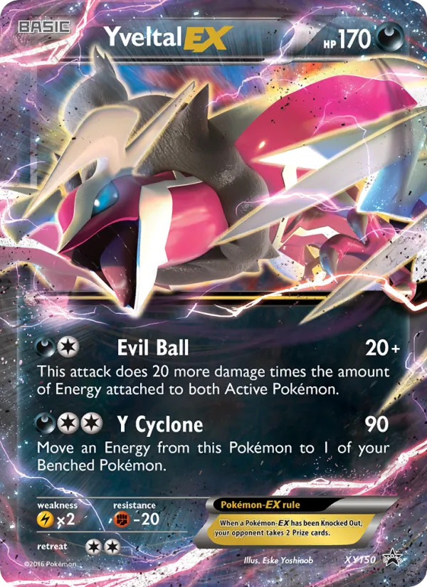 XY150 Yveltal EX – XY Black Star Promos