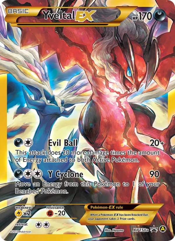 XY150a Yveltal-EX – XY Black Star Promos