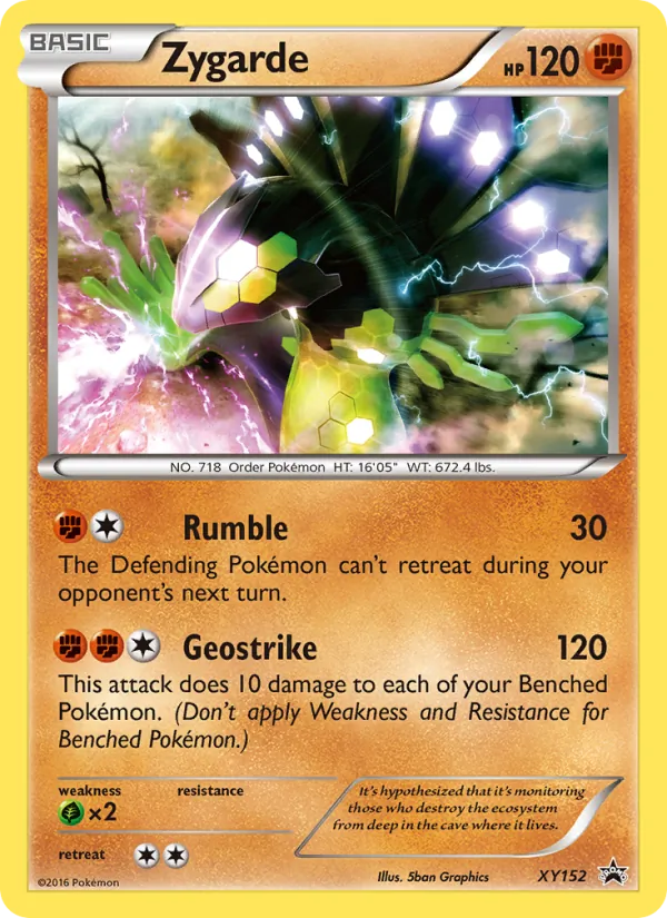 XY152 Zygarde – XY Black Star Promos