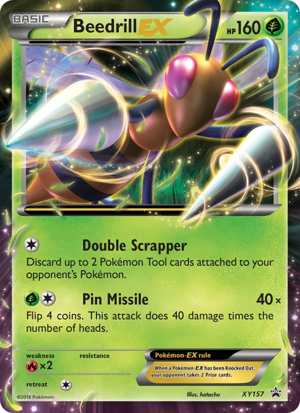 XY157 Beedrill EX – XY Black Star Promos