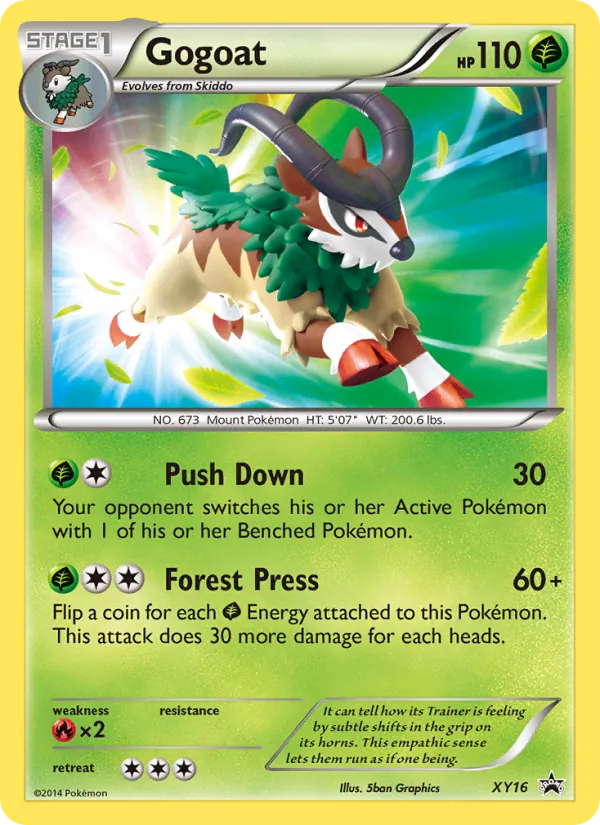 XY16 Gogoat – XY Black Star Promos